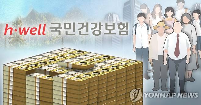 국민건강보험 재정 (PG) [장현경 제작] 사진합성·일러스트