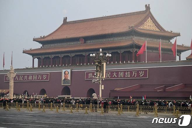 중국 베이징 천안문 광장 ⓒ AFP=뉴스1 ⓒ News1 정윤영 기자