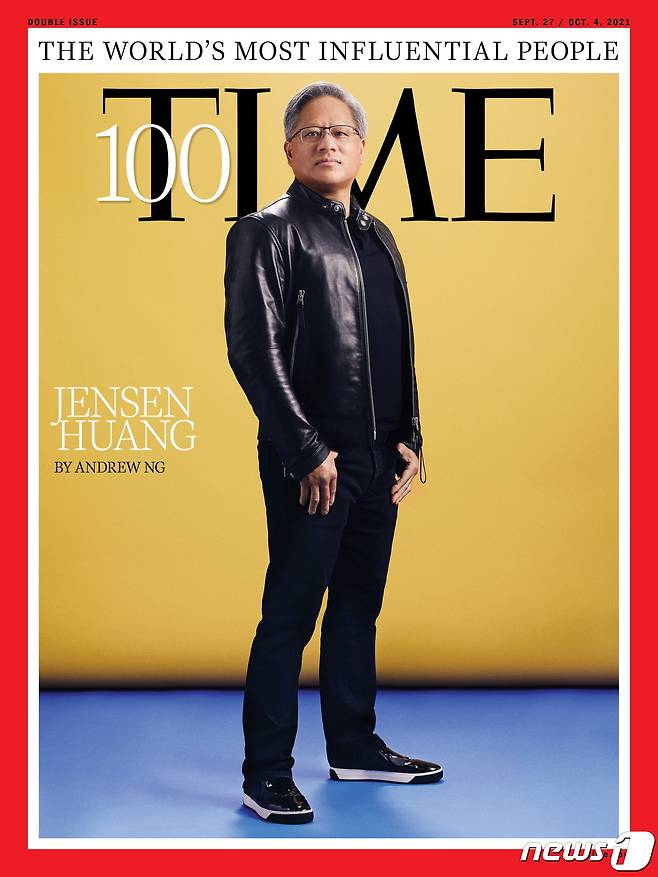 젠슨 황 엔비디아 최고경영자는 2021년 타임이 선정하는 세계 100대 영향력 있는 인물에 선정되기도 했다. ⓒ 로이터=뉴스1 ⓒ News1 박형기 기자