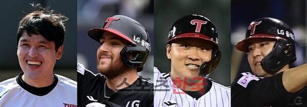 박동원-오스틴-이재원-김민성. ⓒ스포츠코리아