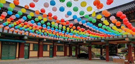 템플스테이가 진행되는 용인 화운사 전경. 송상호기자