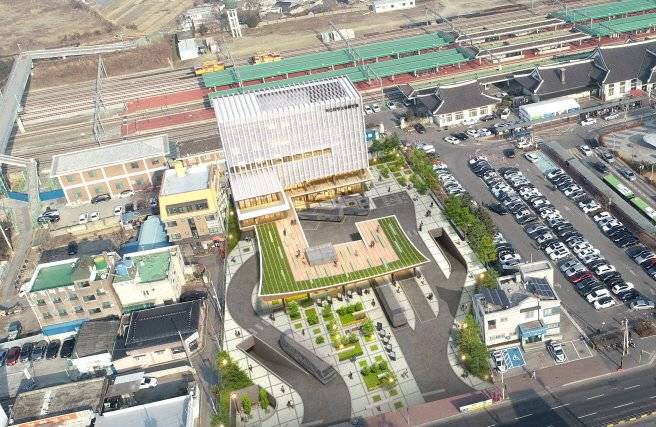 전북 전주역 옆에 들어설 혁신관광소셜플랫폼 조감도. 전주시 제공