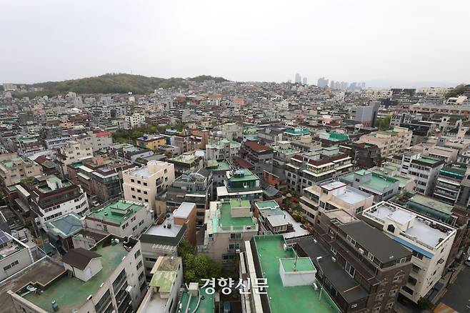 전세사기 피해자들이 다수 발생한 서울 강서구 빌라 밀집 지역의  모습. 한수빈 기자