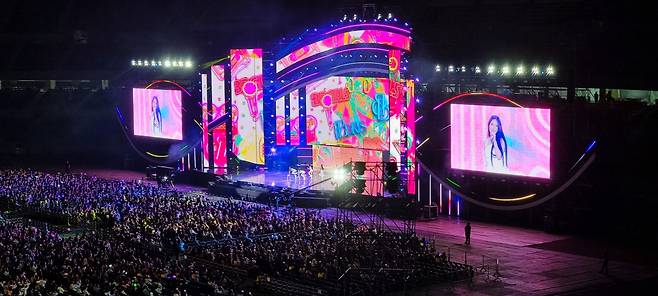 The 29th Dream Concert is held Saturday at Asiad Main Stadium in Busan. (KEPA)