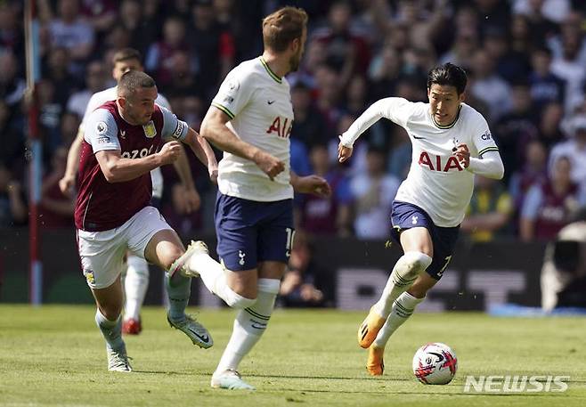 [버밍엄=AP/뉴시스]토트넘 손흥민 질주. 2023.05.13.