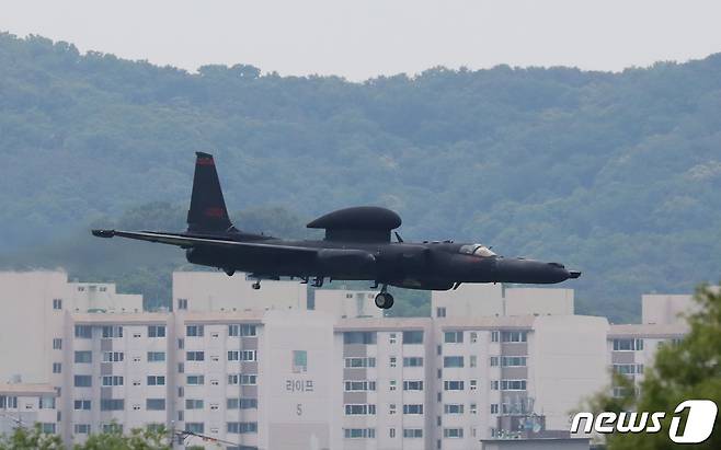 주한미군 U-2S 고고도정찰기. 2023.5.30/뉴스1 ⓒ News1 김영운 기자