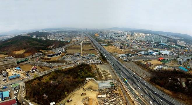 경기용인 플랫폼시티 사업 대상지 부지 전경/사진제공=용인시