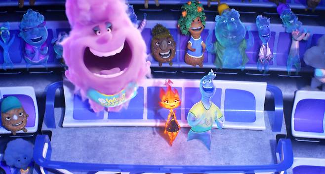 외화 '엘리멘탈' 스틸컷. 월트디즈니컴퍼니 코리아 제공