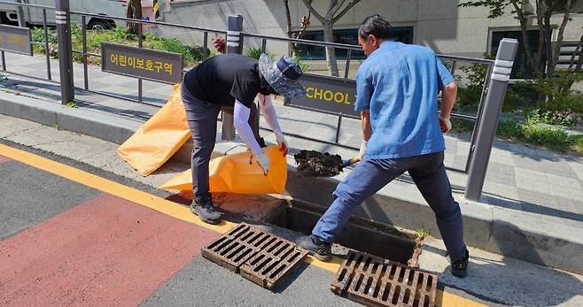 하수 시설물 정비 [광주시 제공. 재판매 및 DB 금지]