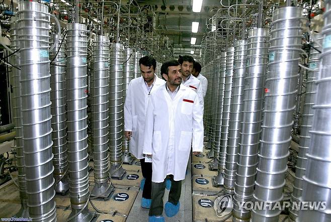 이란 핵시설 [AP 연합뉴스 자료사진. 재판매 및 DB 금지]
