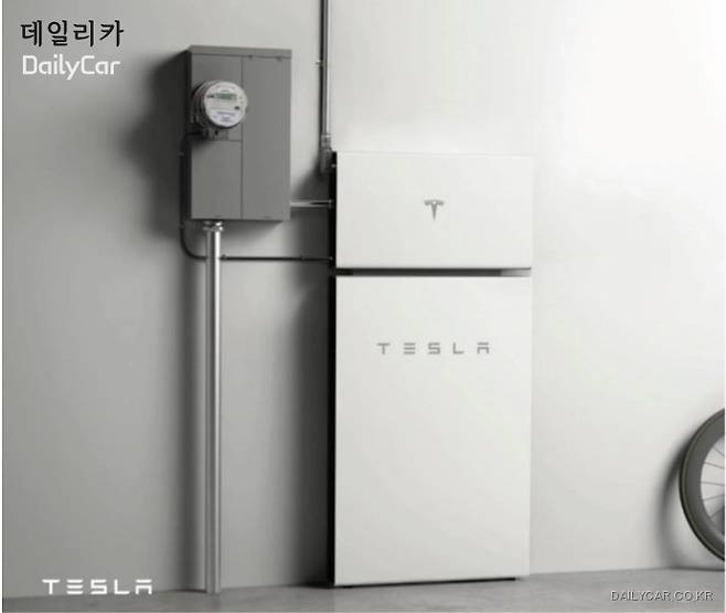 테슬라가 출시를 준비 중인 대용량저장장치. (사진: 테슬라)