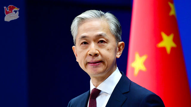 왕원빈 외교부 대변인.&nbsp; &nbsp;연합뉴스