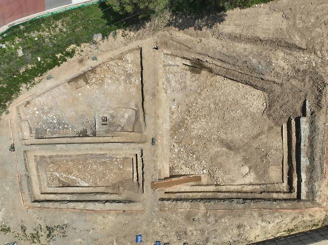 [뉴시스=공주]공주 석장리 일원 발굴 유적 조사 후 전경.(사진=공주시) *재판매 및 DB 금지