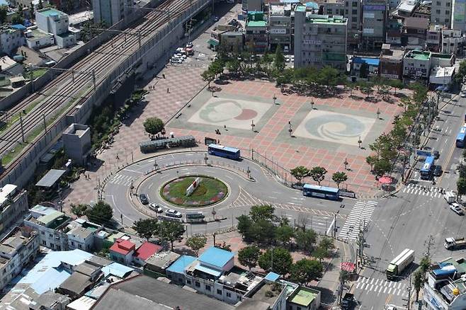 동인천역 북광장 전경ⓒ동구 제공