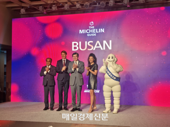 1일 미쉐린 가이드는 해운대 파크하얏트호텔에서 미디어 데이 행사를 가지고 부산이 미식 가이드북 ‘미쉐린 가이드’ 발간 도시로 선정됐다고 밝혔다. [부산=박동민기자]