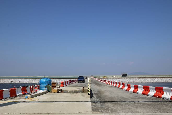 스마트 수변도시 사업 현장 인근 전경. [새만금개발청]