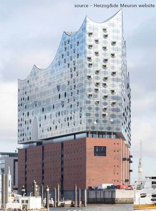 사진 설명. 독일 함부르크 '엘프필하모니'