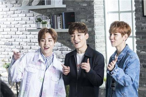 좌측부터 엑소 시우민, 첸, 백현 [연합뉴스 자료 사진]