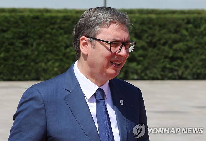 알렉산다르 부치치 세르비아 대통령 [로이터 연합뉴스 자료 사진. 재판매 및 DB 금지]