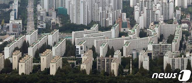 서울 강남 재건축 '대어'로 꼽혀온 대치동 은마아파트 모습. (자료사진) 2022.10.20/뉴스1 ⓒ News1 구윤성 기자