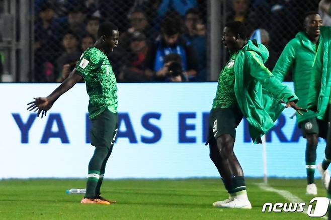 U20 월드컵에서 한국과 4강 다툼을 하는 나이지리아 ⓒ AFP=뉴스1