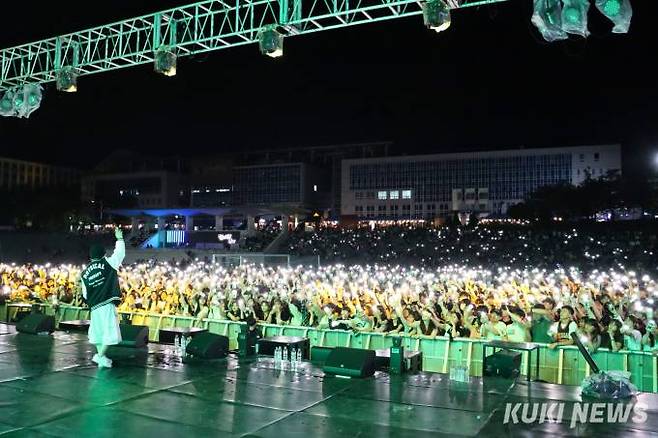 상지대학교 ‘상지대로’ 축제 현장.