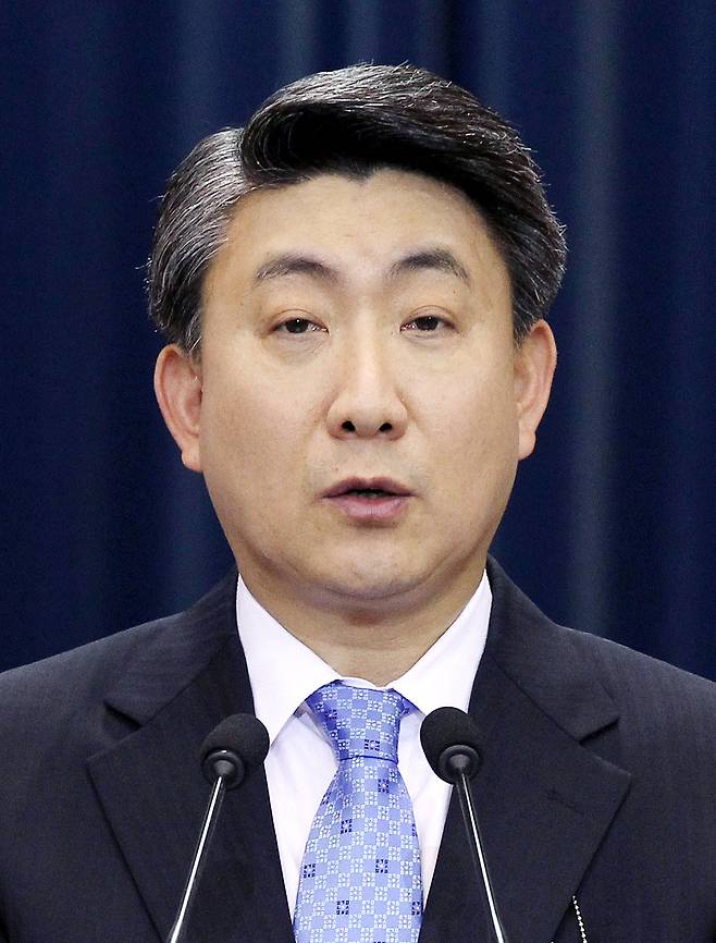 이동관 대통령실 대통령실 대외협력특보. 사진은 이 특보의 2010년 청와대 홍보수석 당시 모습. [연합]