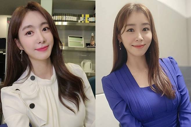 왼쪽부터 남유진, 안수진