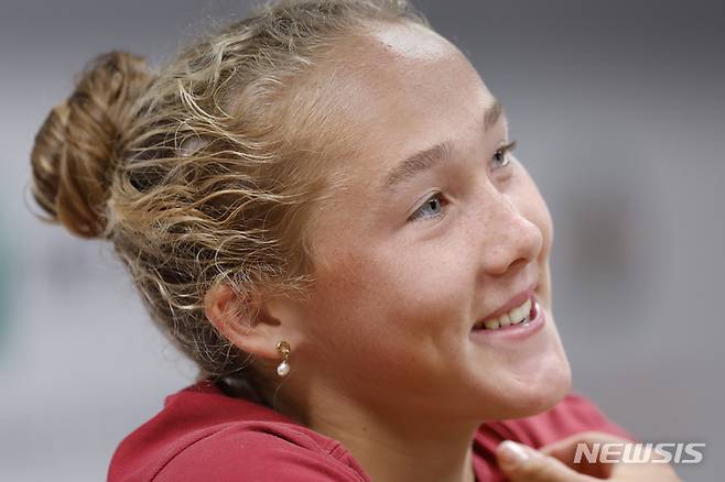 [파리=AP/뉴시스] 미라 안드레예바. 2023.06.01