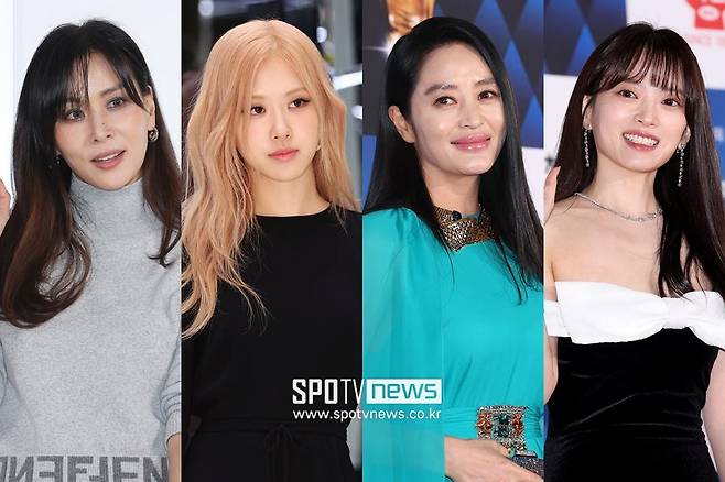 ▲ 고소영, 로제, 김혜수, 천우희(왼쪽부터). ⓒ곽혜미 기자