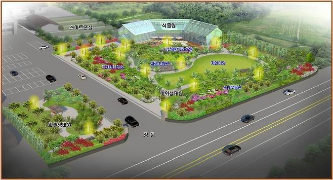 양양군 녹색생태공원 조감도 [양양군 제공.재판매 및 DB  금지]
