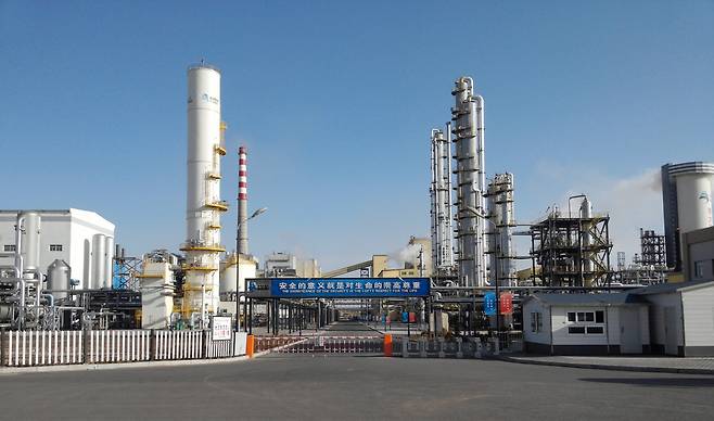 LX인터내셔널 중국 네이멍구 요소비료 플랜트 모습. [LX인터내셔널 제공]