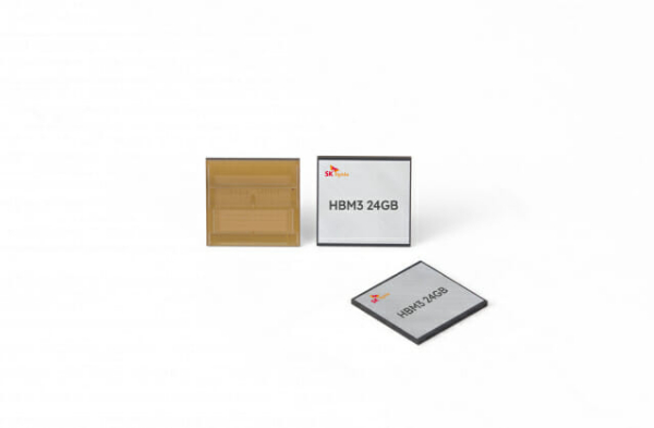 SK하이닉스가 개발한 24GB 용량 고대역폭메모리(HBM)3. /사진=SK하이닉스
