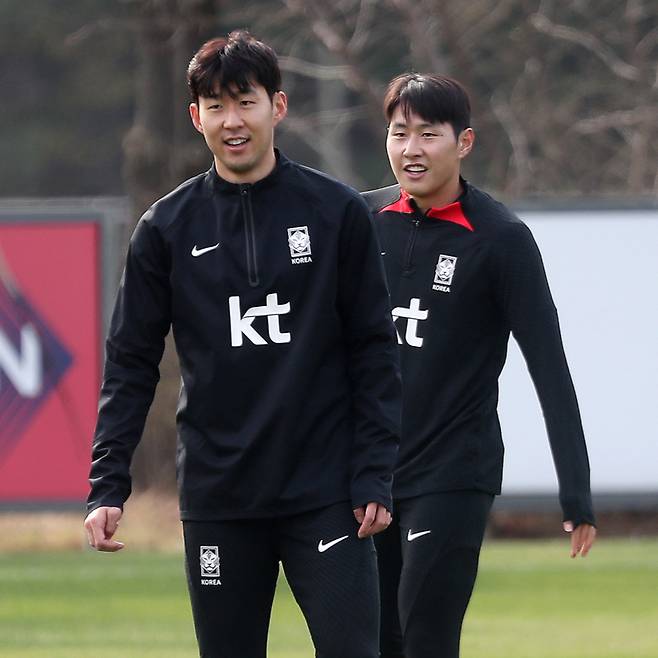 대한민국 축구 국가대표 손흥민(왼쪽)과 이강인. /사진=뉴스1