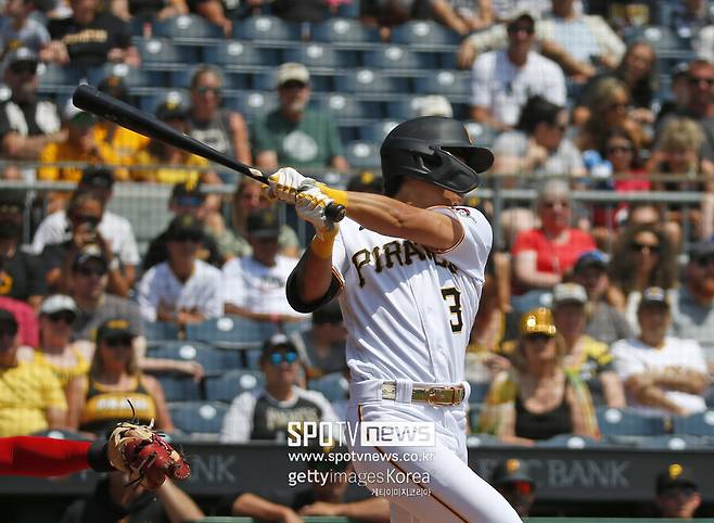 ▲ 배지환은 맹활약으로 시즌 타율을 0.274로 높였다