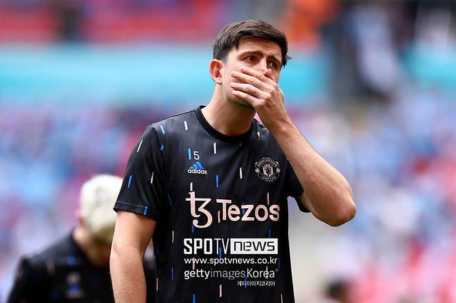 ▲ 맨체스터 유나이티드의 계륵 소리만 듣고 있는 해리 매과이어.