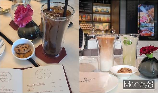 SNS에 자신의 일상을 공유하는 Z세대는 호화로운 소비 생활을 과시하기 위해  호텔로 향한다. 사진은 포시즌스 호텔에서 판매하는 각종 음료. /사진=서진주 기자