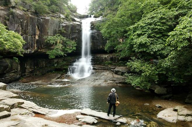 수많은 사극의 배경이 된 수옥폭포. 사진=조용준 여행전문기자