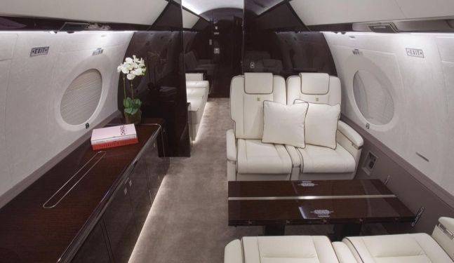 대한항공은 1일 아이돌 그룹 블랙핑크가 이용하는 전용기 내부 사진을 공개했다. /대한항공 인스타그램