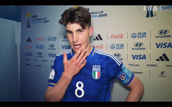 이번 대회 득점 1위에 오른 체사레 카사데이. FIFA 홈페이지