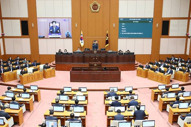 부산시의회 제 314회 정례회 개회 [부산시의회 제공·재판매 및 DB 금지]