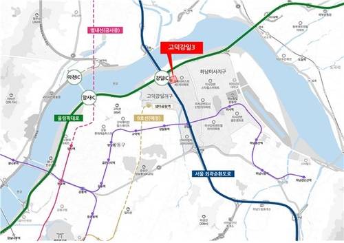 고덕강일 3단지 위치도  [국토교통부 제공]