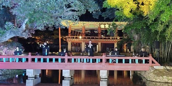 '광하루원의 밤 풍경' [남원시 제공]