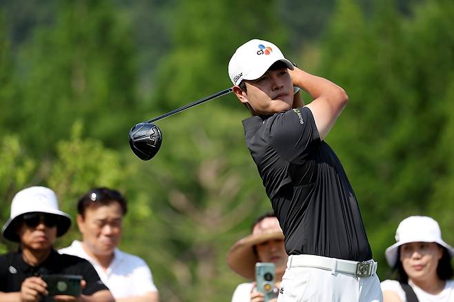 이재경의 드라이버 티샷. [KPGA 제공. 재판매 및 DB 금지]