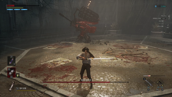 - 보스와의 치열한 전투 중에도 그라인딩을 해야 한다&nbsp;