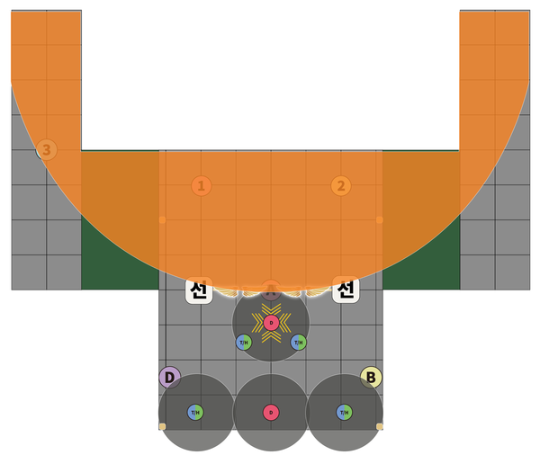 - 디바이딩 윙즈 (3회) 산개도&nbsp;