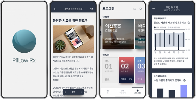 웰트의 불면증 치료 DTx '웰트-아이(WELT-I, 국내명 필로우Rx)' [사진제공=웰트]
