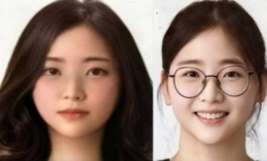 누리꾼이 한 '또래 살인' 정유정의 포토샵 수정 사진[온라인 커뮤니티]