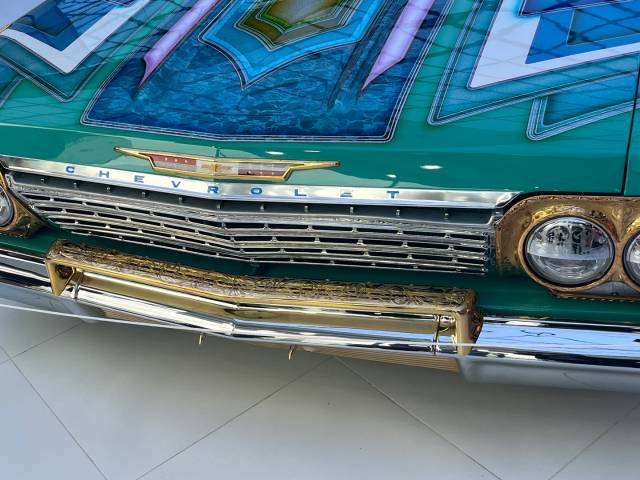 커스텀 아티스트 서우탁 작가와의 협업으로 재탄생한 쉐보레의 1962년형 임팔라. 서민우기자