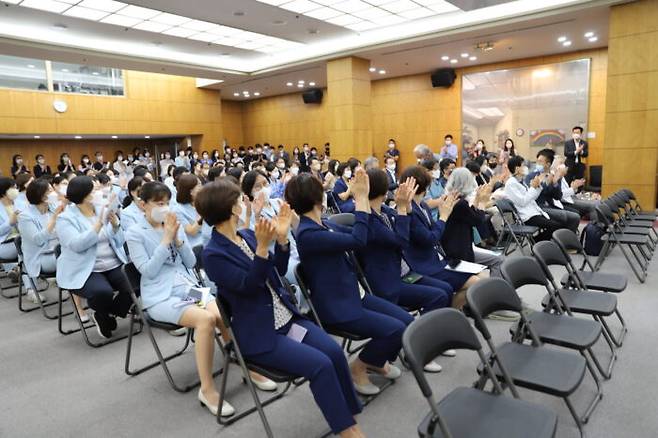 지난 9일 개최된 '분당차병원 개원 28주년·분당차여성병원 개원 17주년 기념식' 모습. [사진=분당차병원]